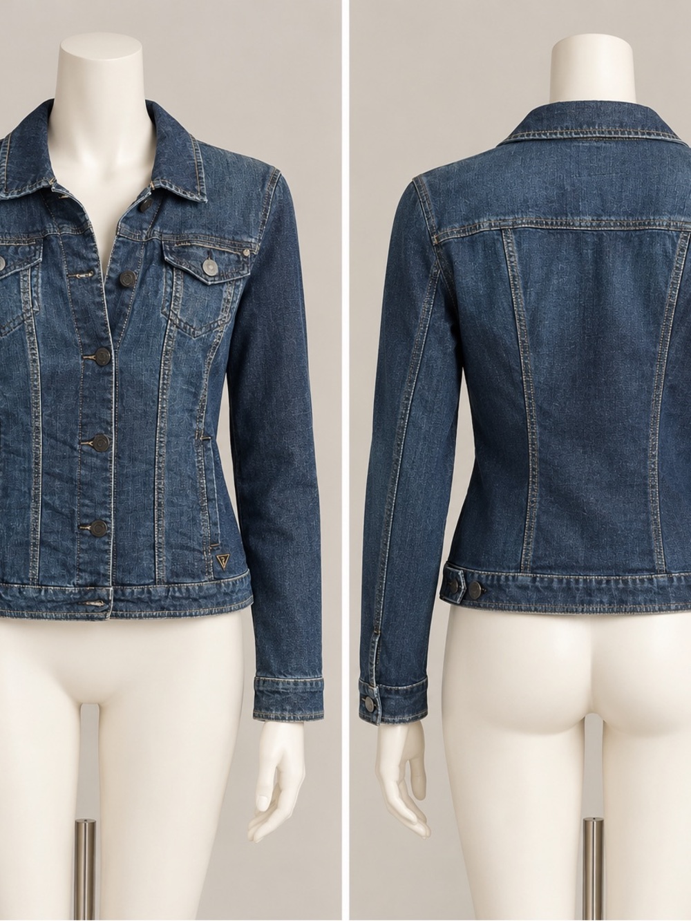 Guess Dark Blue Women's Denim Jacket